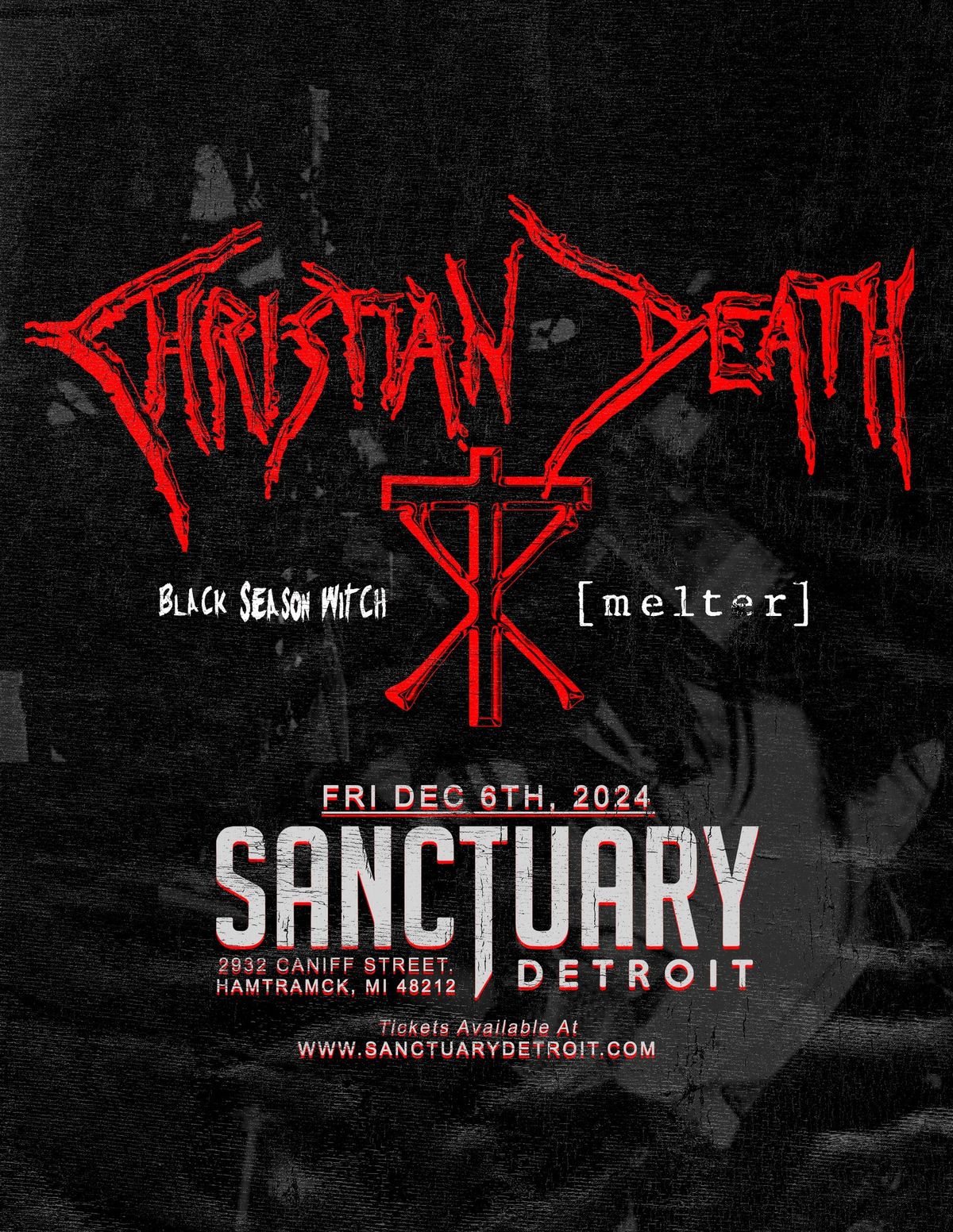 Christian Death \/ Black Season Witch \/ [melter] at The Sanctuary 12\/6