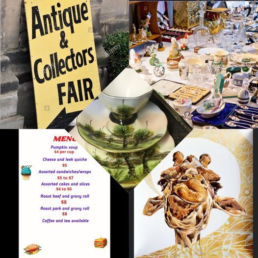 Antique collectors fair South Perth Civic centre $4 entry per adult