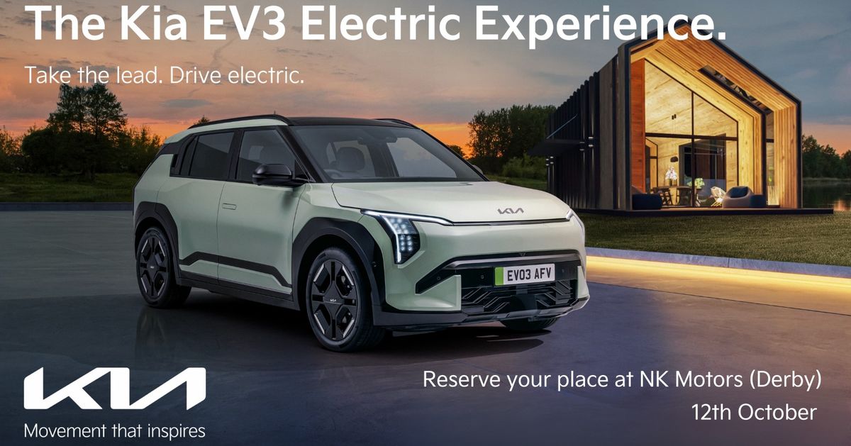 The Kia EV3 Electric Experience at NK Motors (Derby)