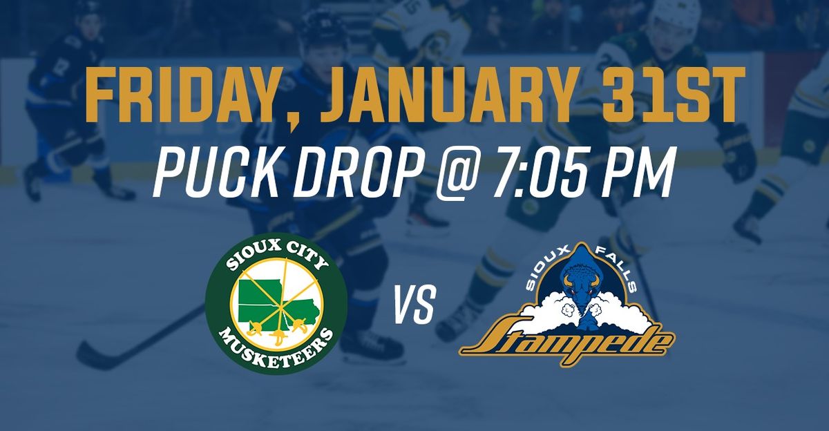 Sioux Falls Stampede vs Sioux City Musketeers