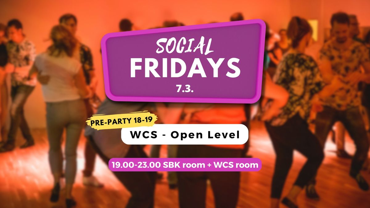 Social Fridays 7.3. - WCS Class