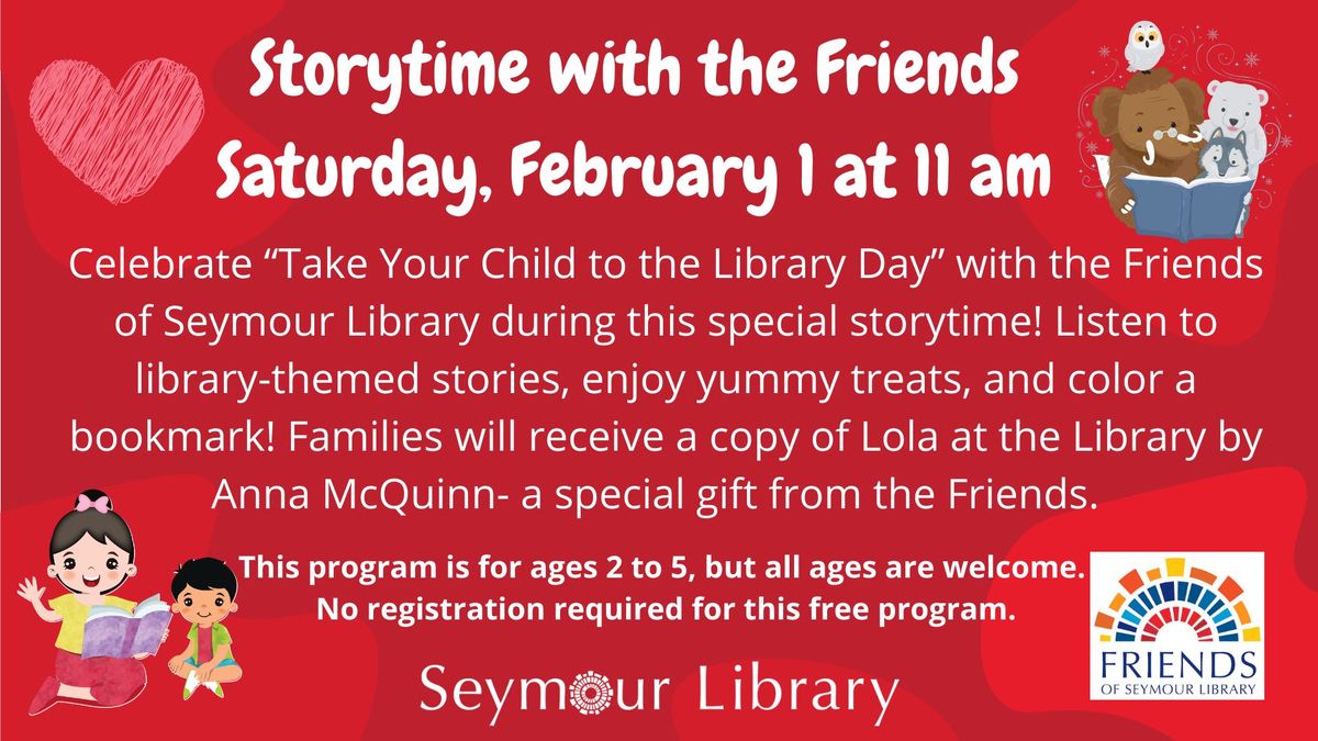 Storytime with The Friends of Seymour Library