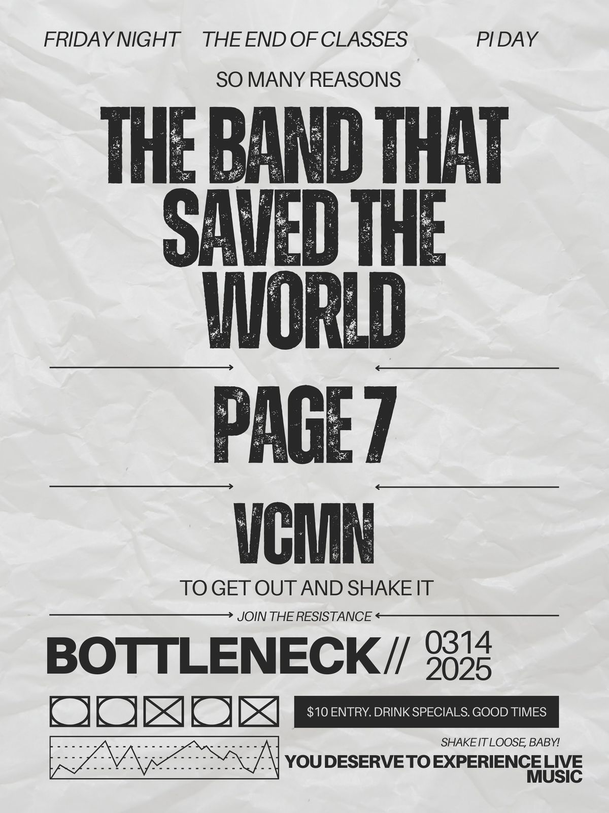 The Band That Saved The World \/\/ Page 7 \/\/ VCMN at The Bottleneck