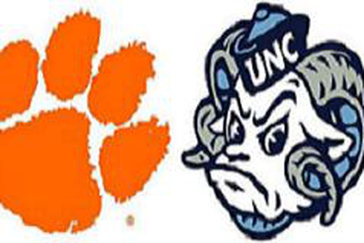 Clemson Tigers vs. North Carolina Tar Heels