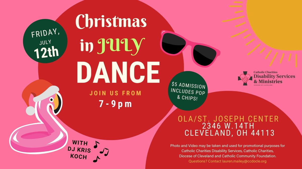 Catholic Charities "Christmas in July" Dance!