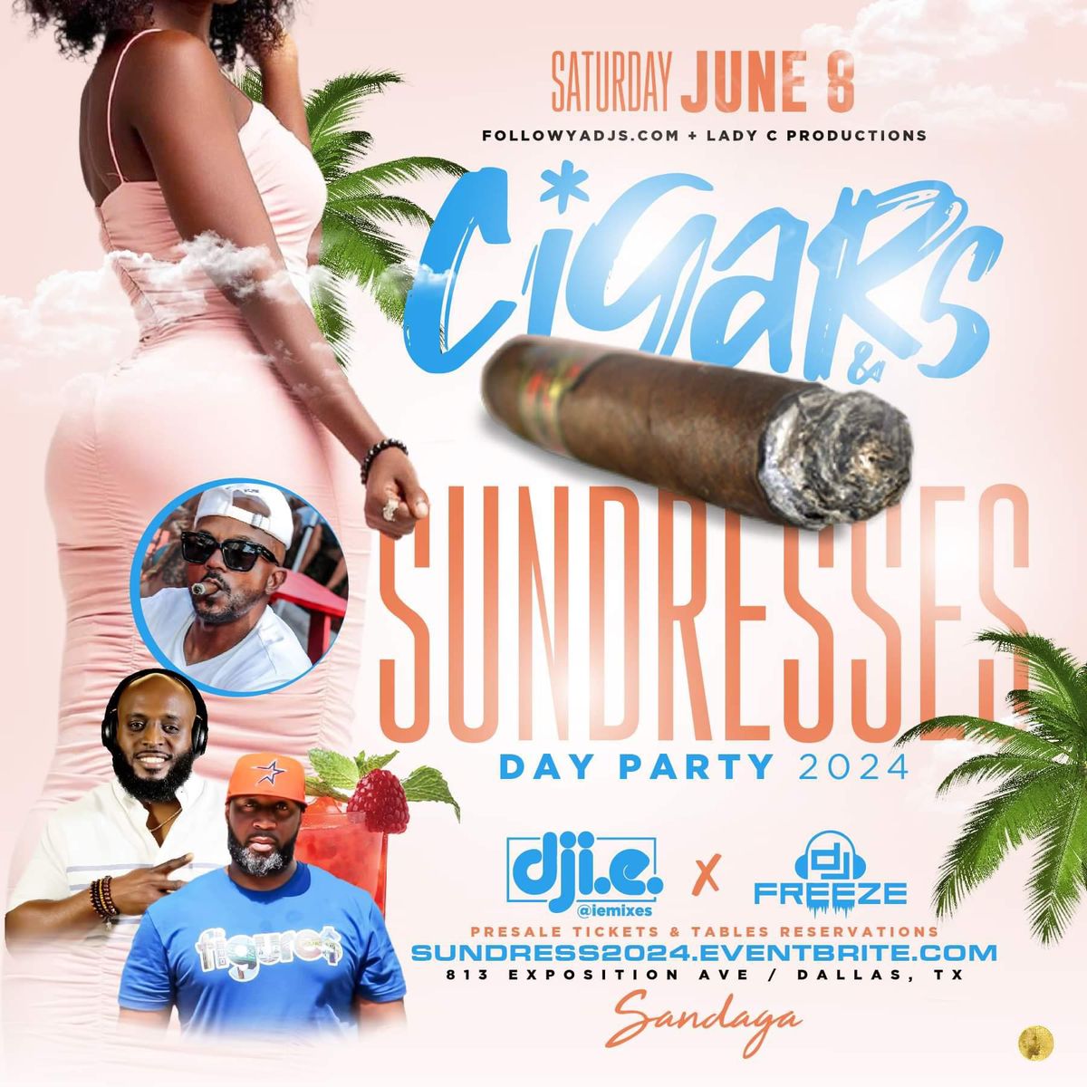 Cigars & Sundresses Day Party 2024 @ Sandaga 813