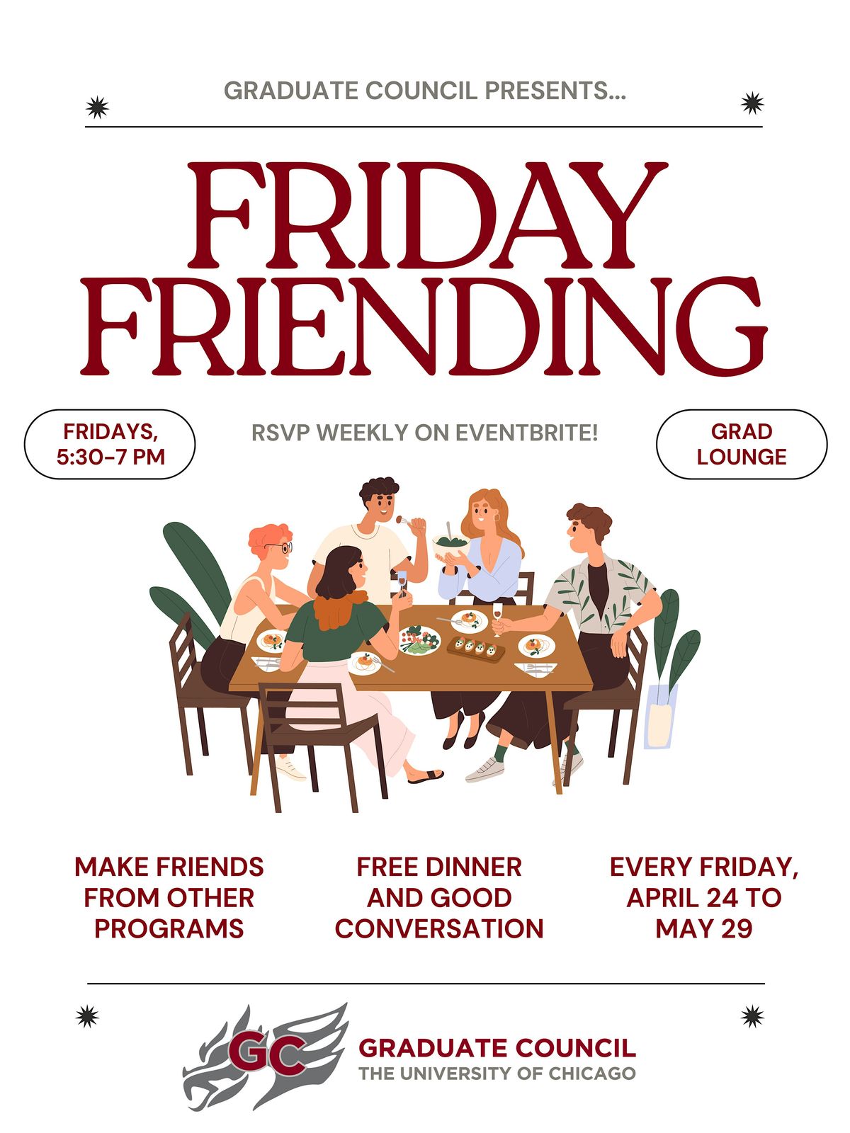 Graduate Council Presents: Friday Friending