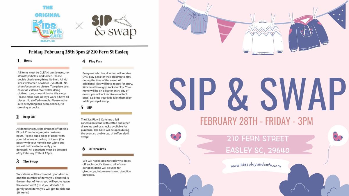 Sip & Swap - February 2025