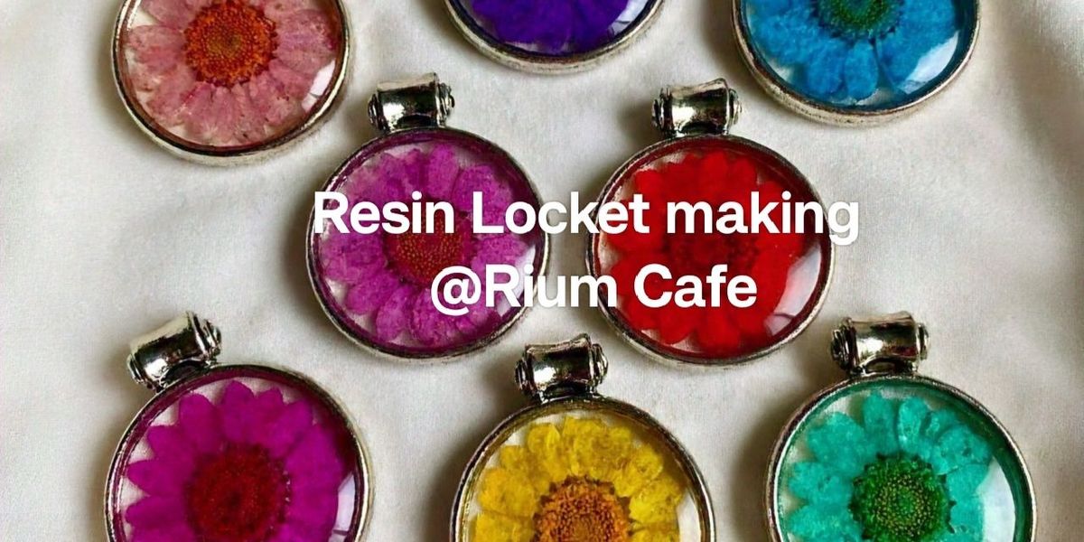 Resin Locket Making Workshop