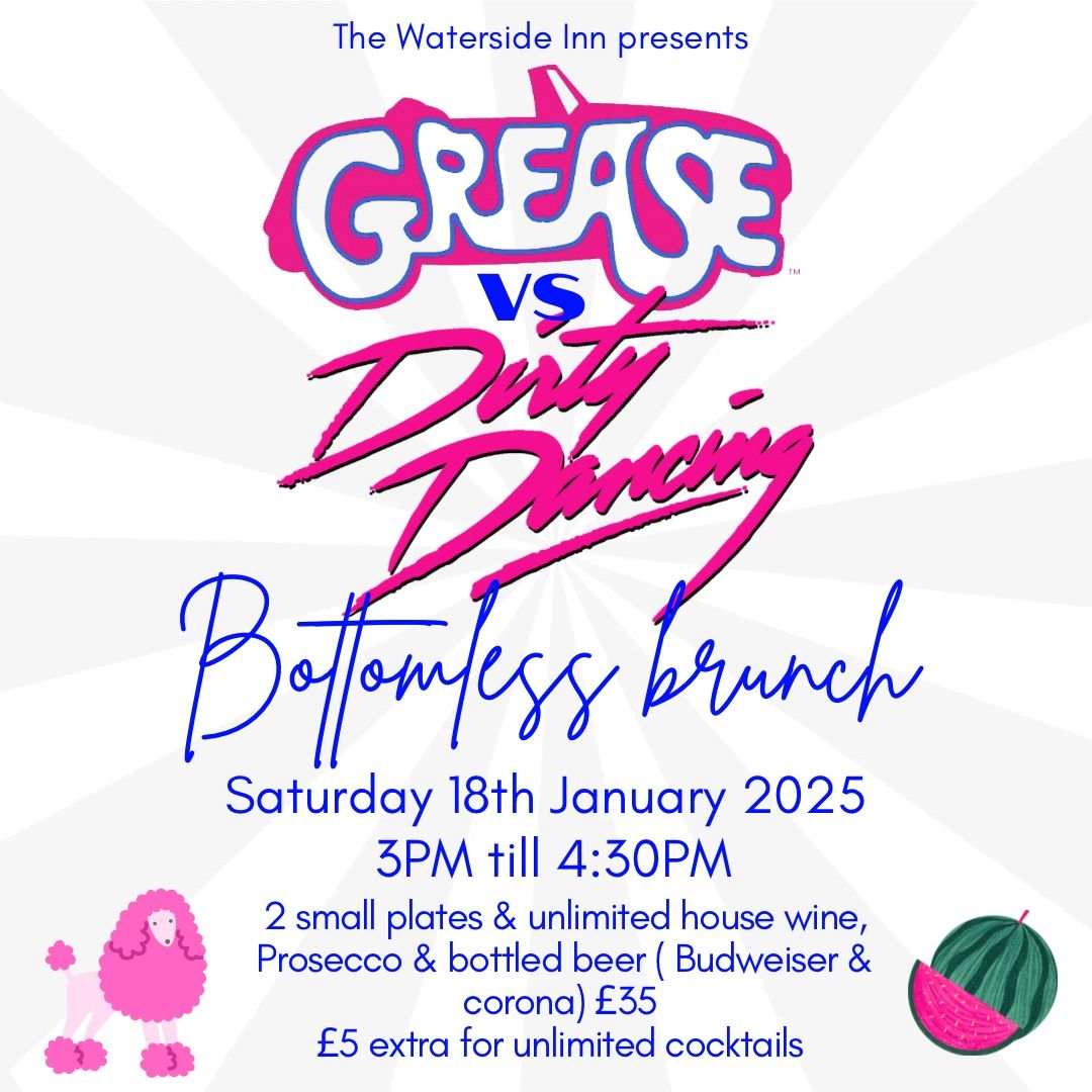 Grease vs Dirty Dancing Bottomless Brunch