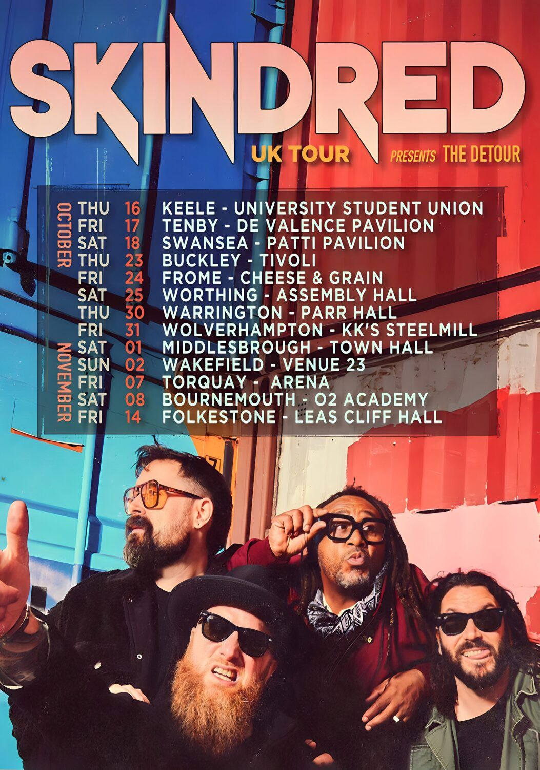 Skindred Frome Tickets