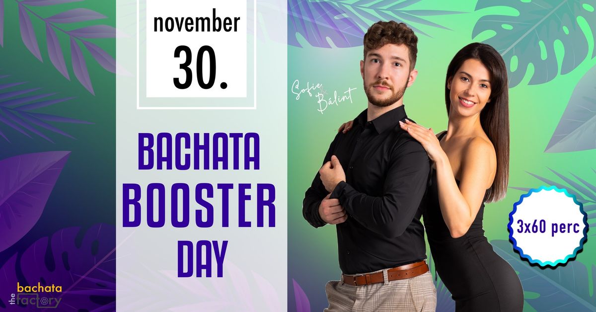 BACHATA BOOSTER INTENZ\u00cdV WORKSHOP \/3x60 perc \/ B\u00e1lint&Sofie 