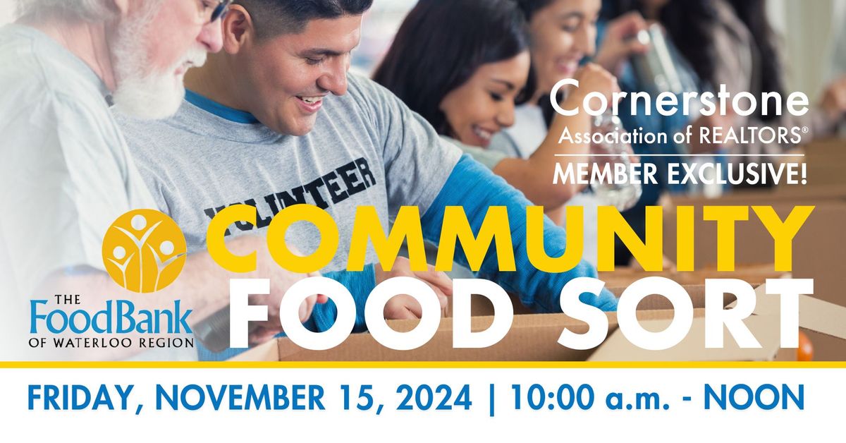 Community Food Sort with The Food Bank of Waterloo Region