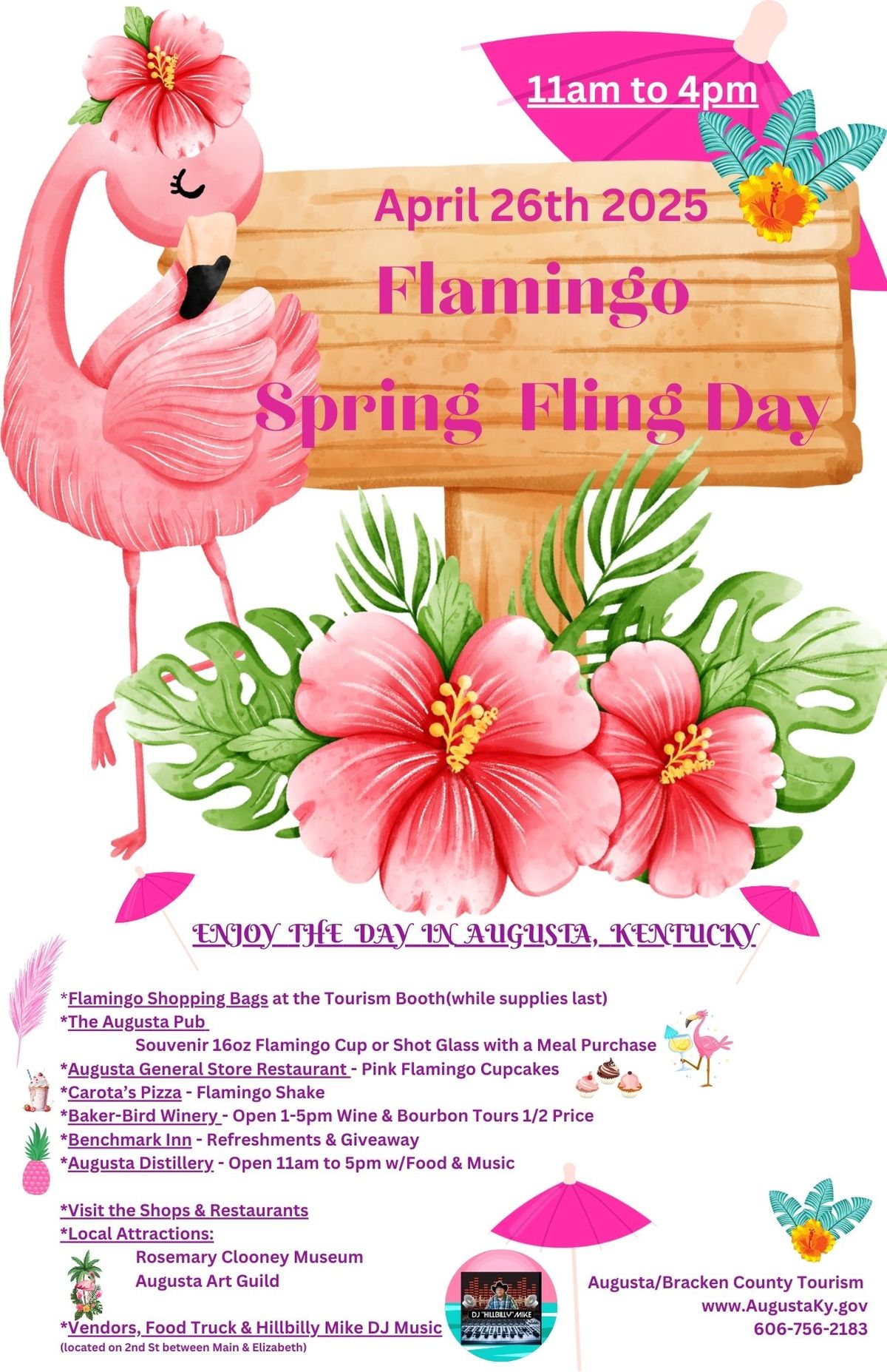 Flamingo Spring Fling Day - Augusta Kentucky