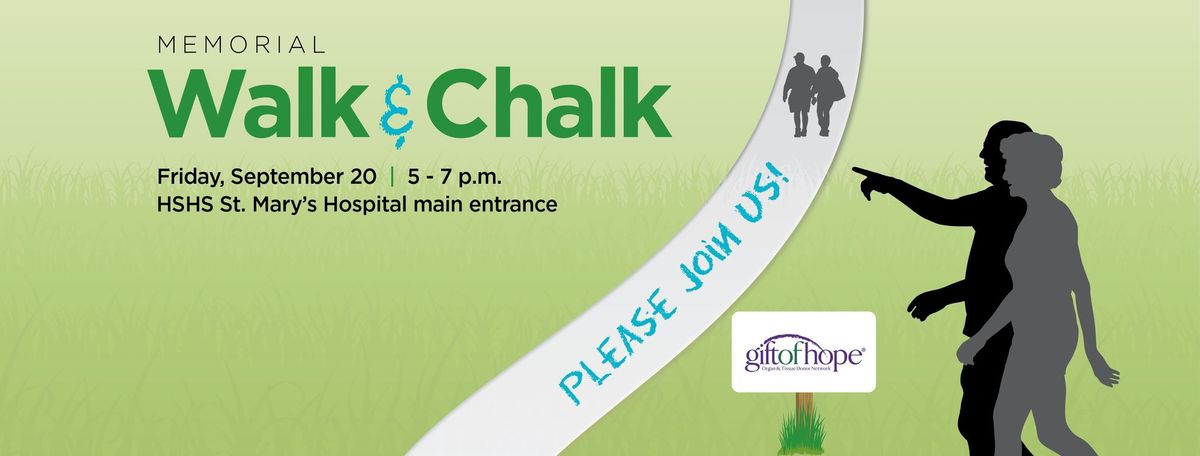 Walk and Chalk for Organ Donation Awareness