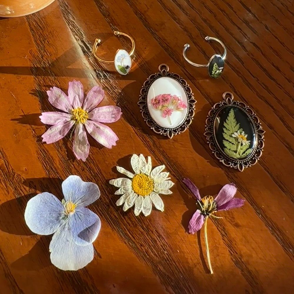 Resin Rings and Pendants