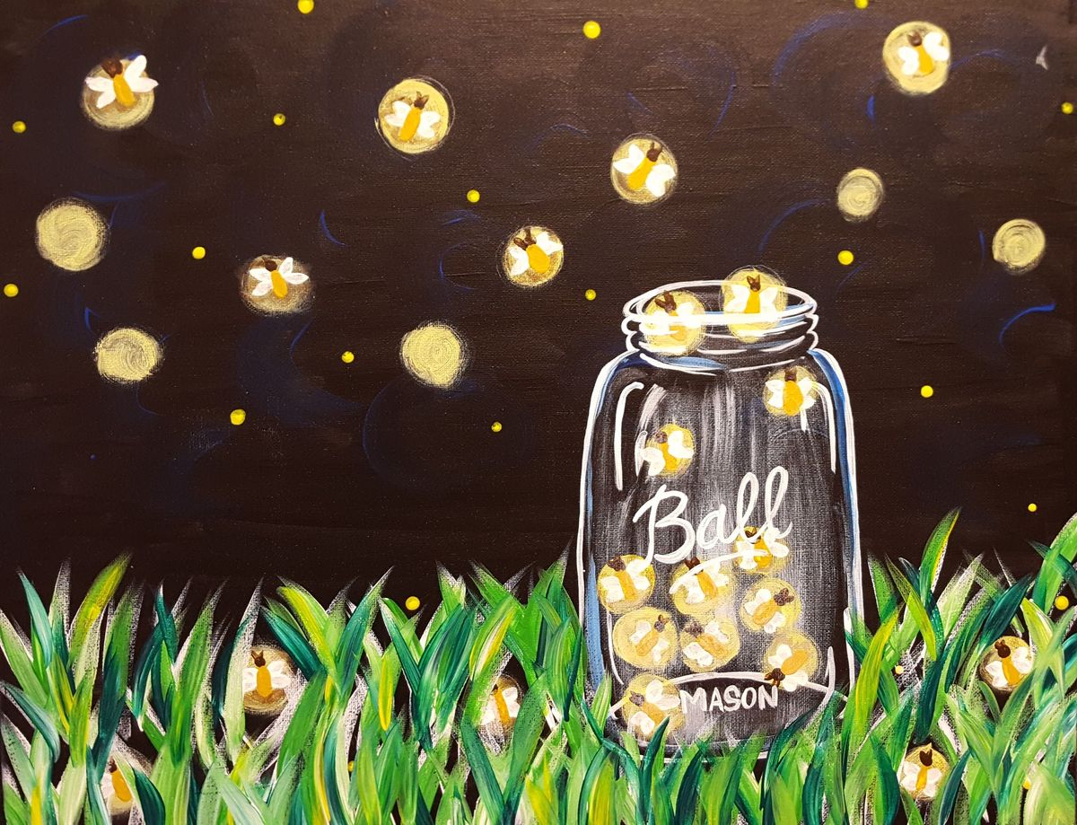 Catchin' Fireflies Canvas Class