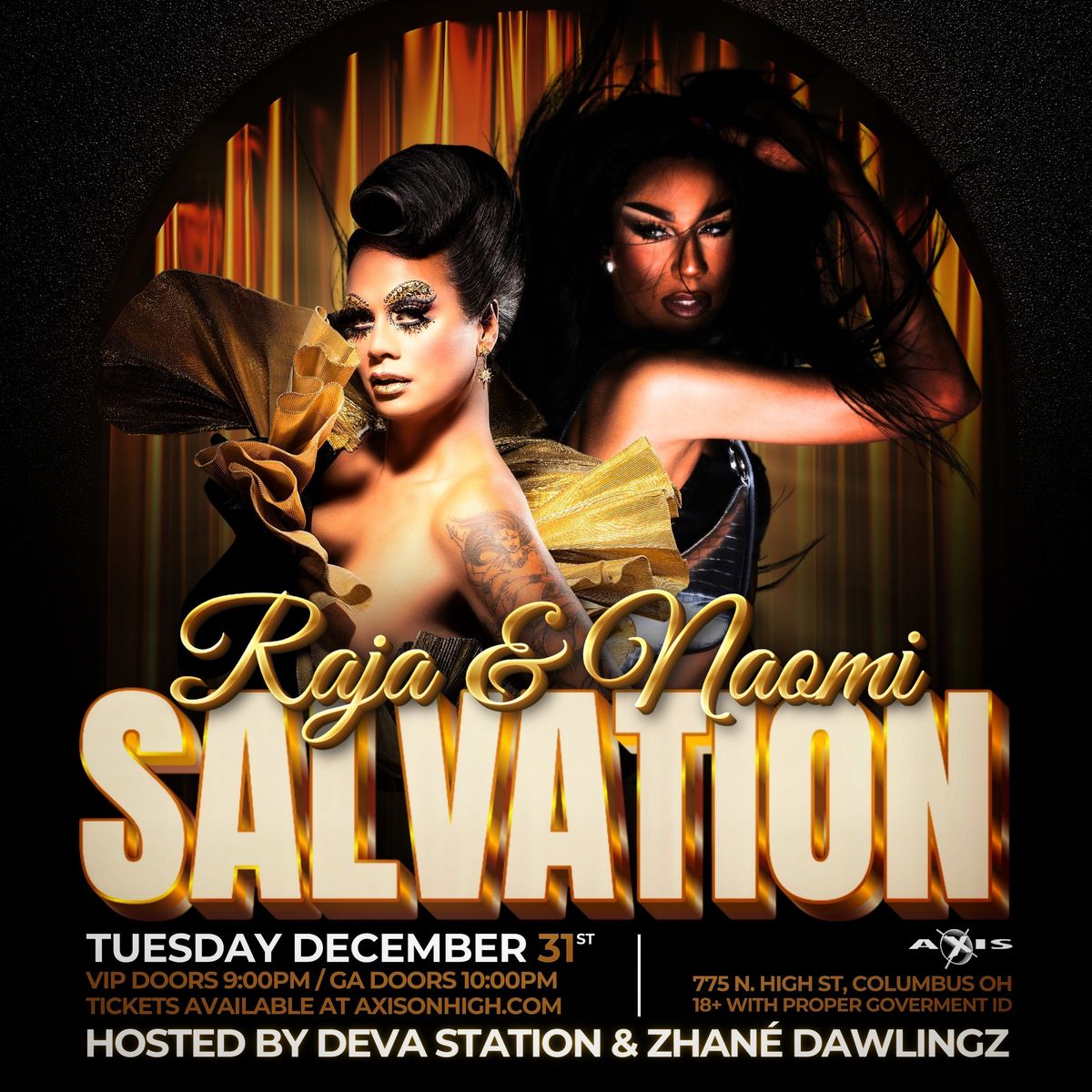 NYE SALVATION feat. Raja Gemini & Naomi Smalls