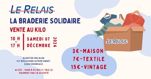 BRADERIE SOLIDAIRE - Vente au kilo