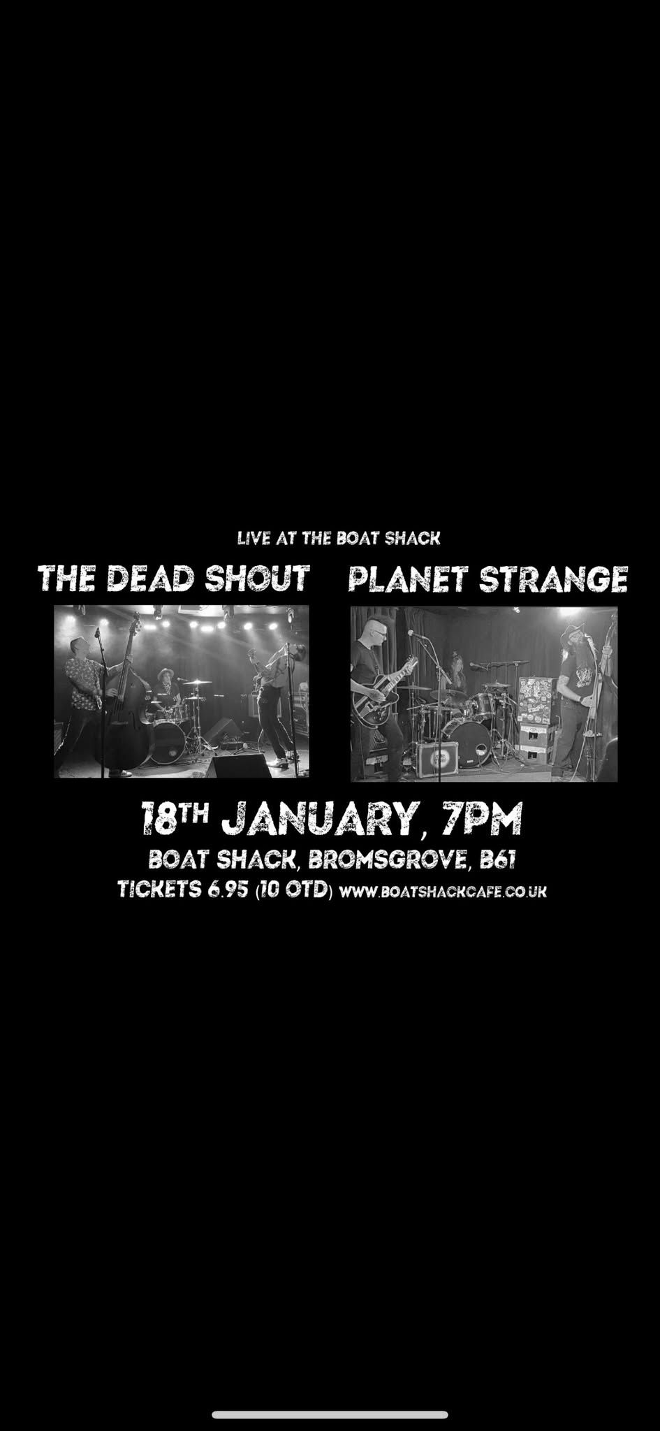 THE DEAD SHOUT X PLANET STRANGE LIVE @ THE BOAT SHACK