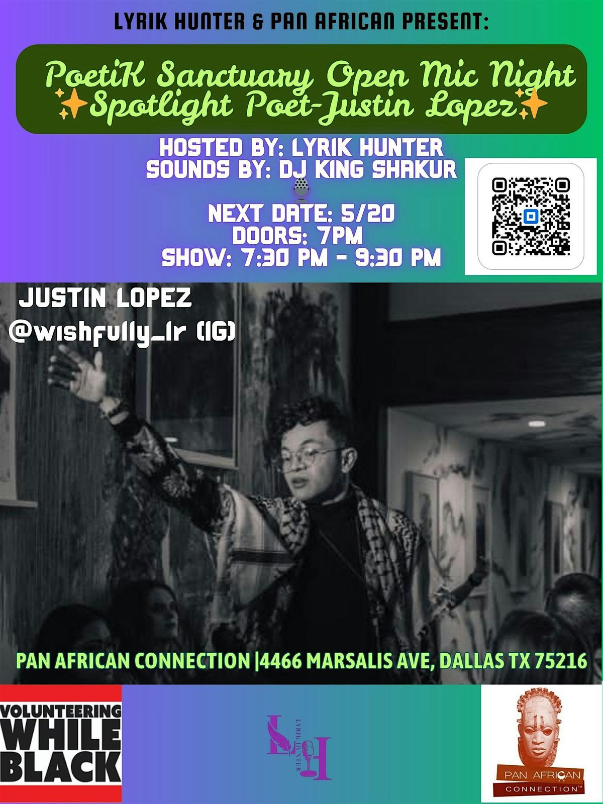 Poetik Sanctuary OPEN MIC NIGHT @PAC