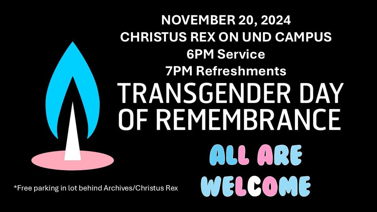 Transgender Day Of Remembrance Service