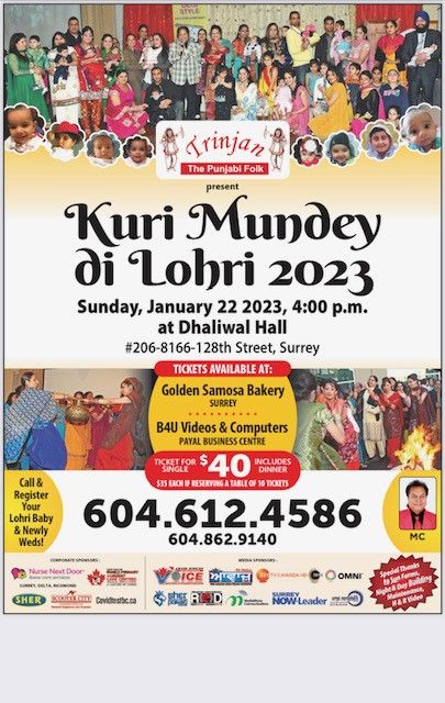 Trinjan Kuri Mundey Di Lohri