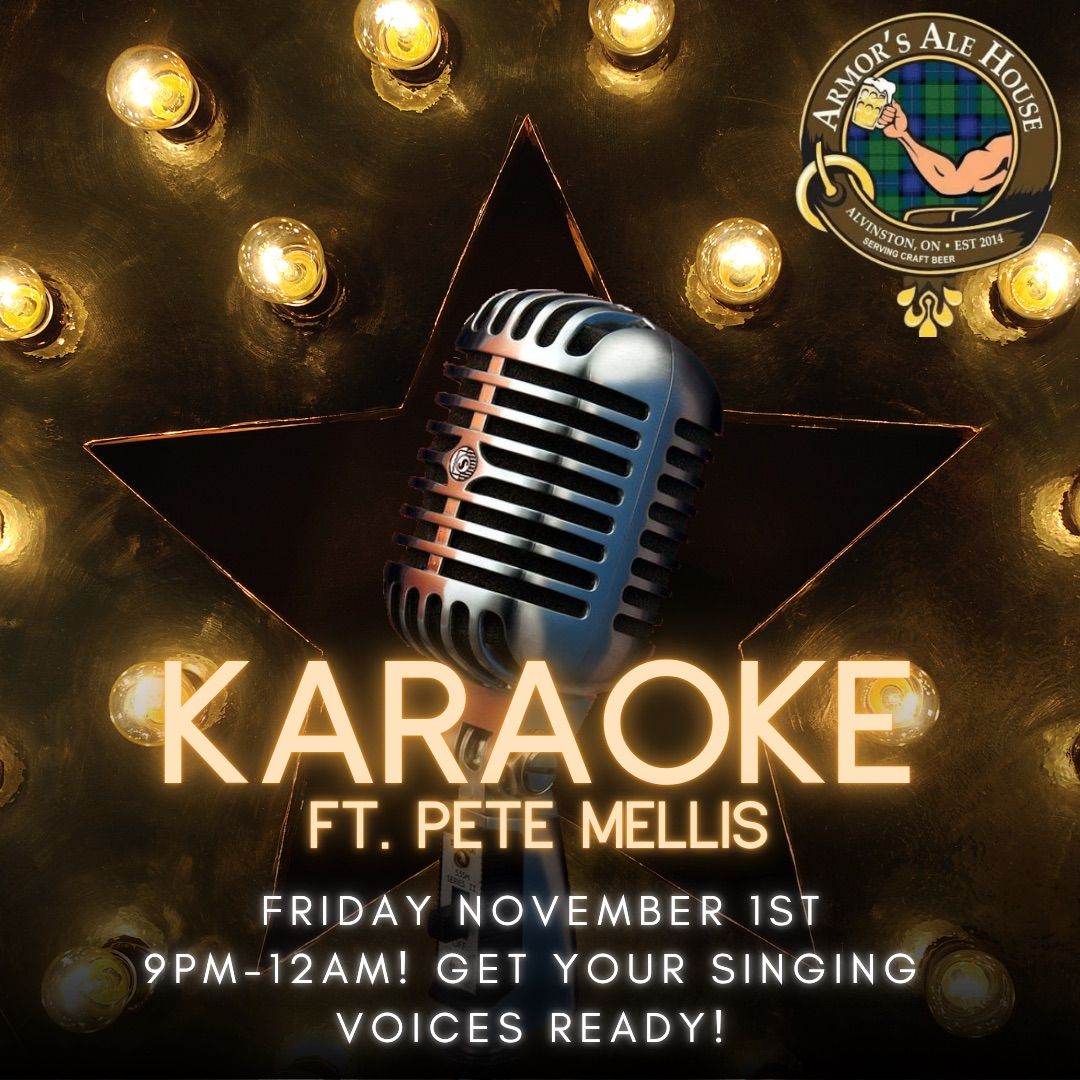 Karaoke with Pete! 