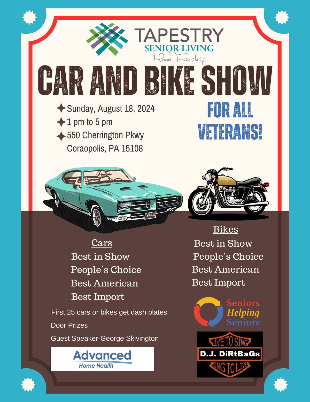 Car and Bike Show for ALL Veterans