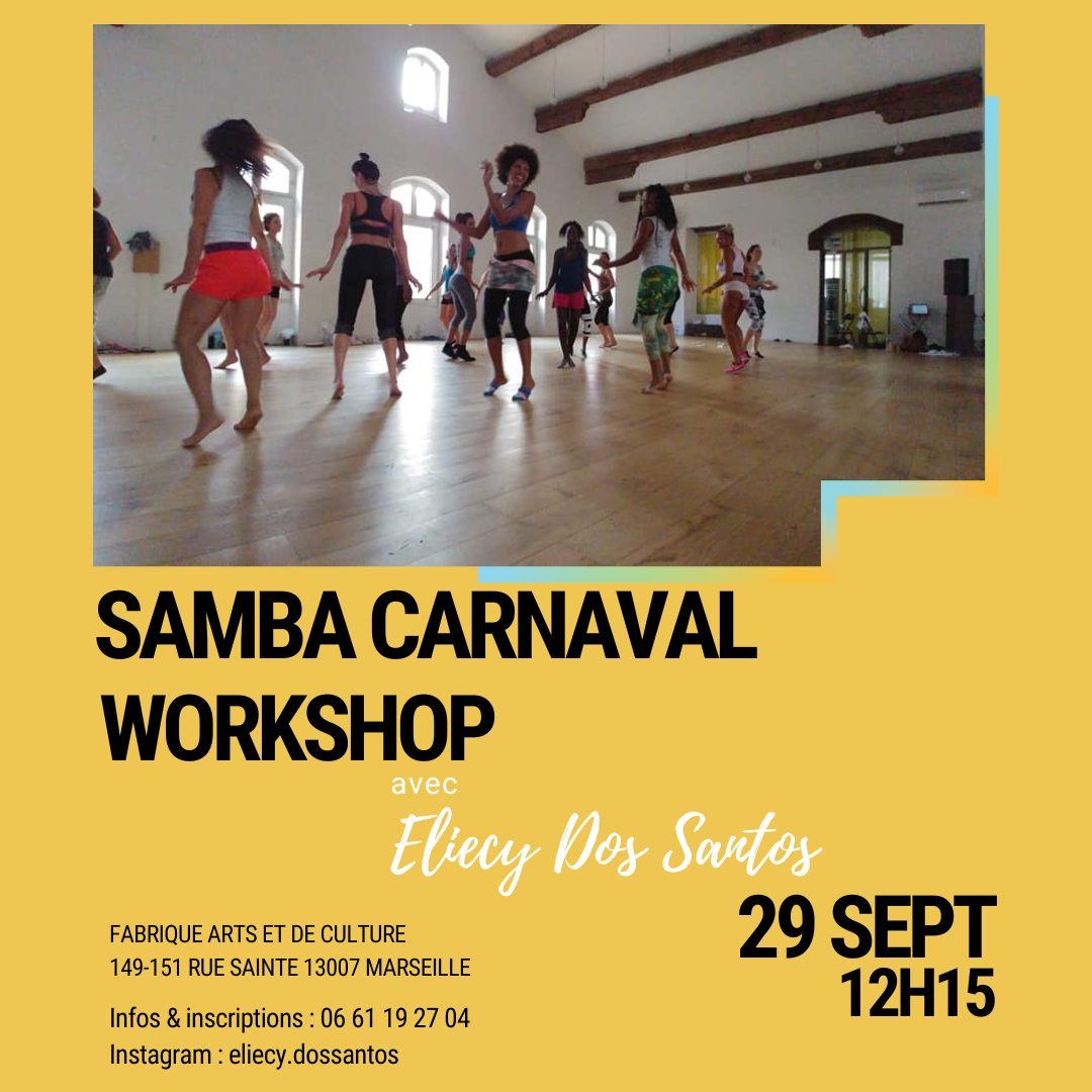 SAMBA CARNAVAL WORKSHOP MARSEILLE