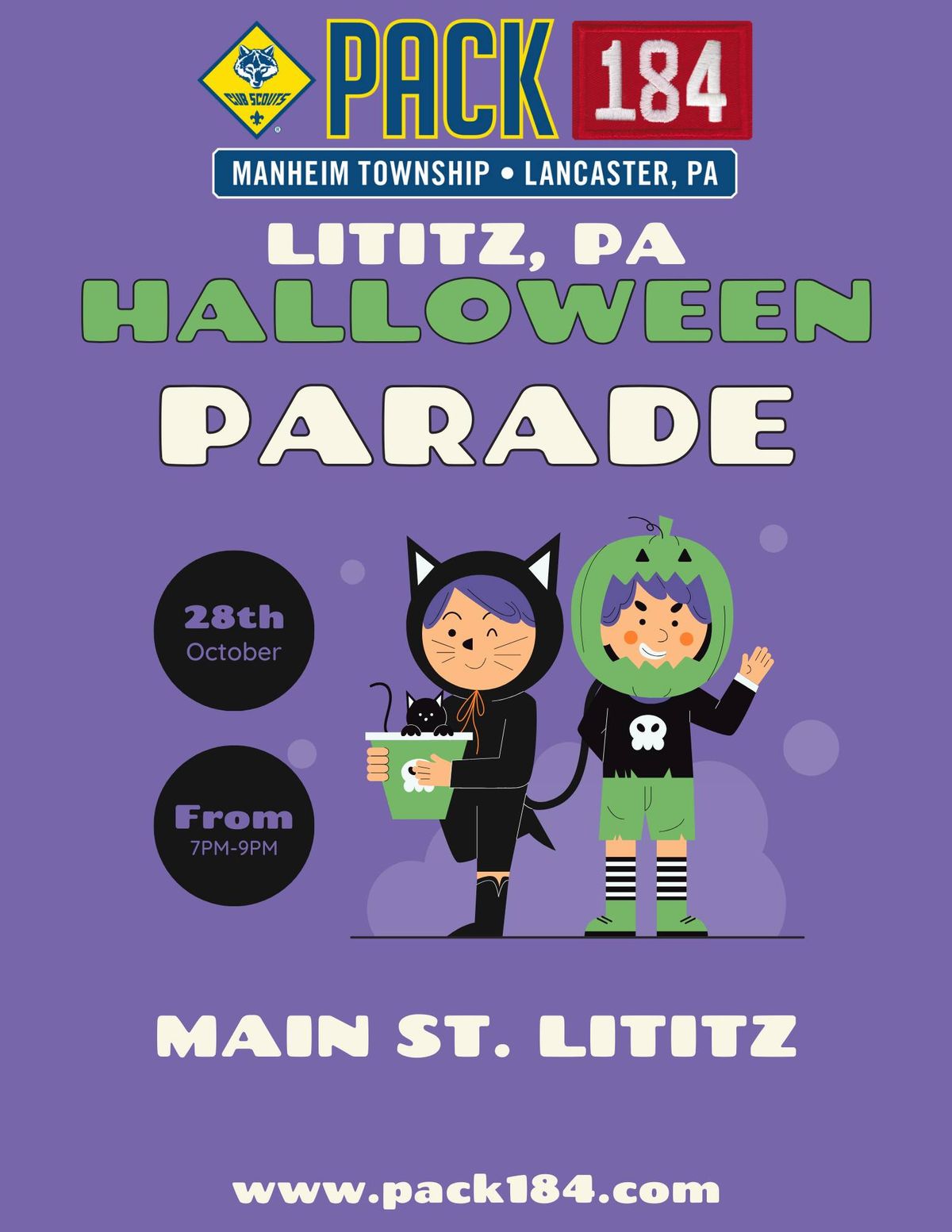 Lititz Halloween Parade