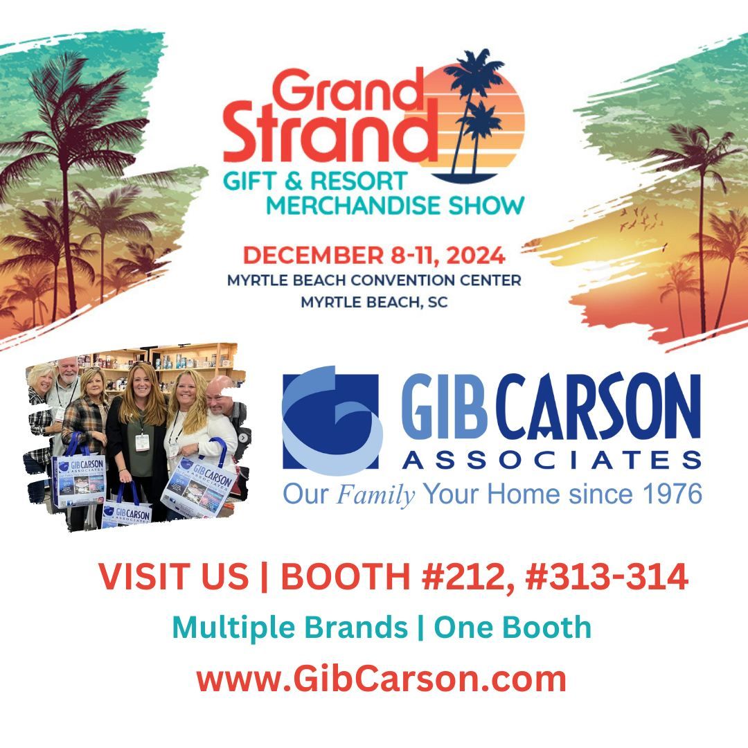 Gib Carson at Grand Strand Gift Show 2024 (Myrtle Beach) 