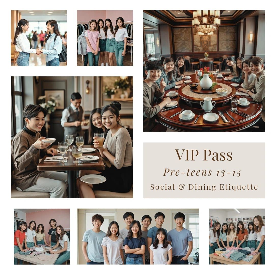 1-day VIP Pass Pre-Teens Course