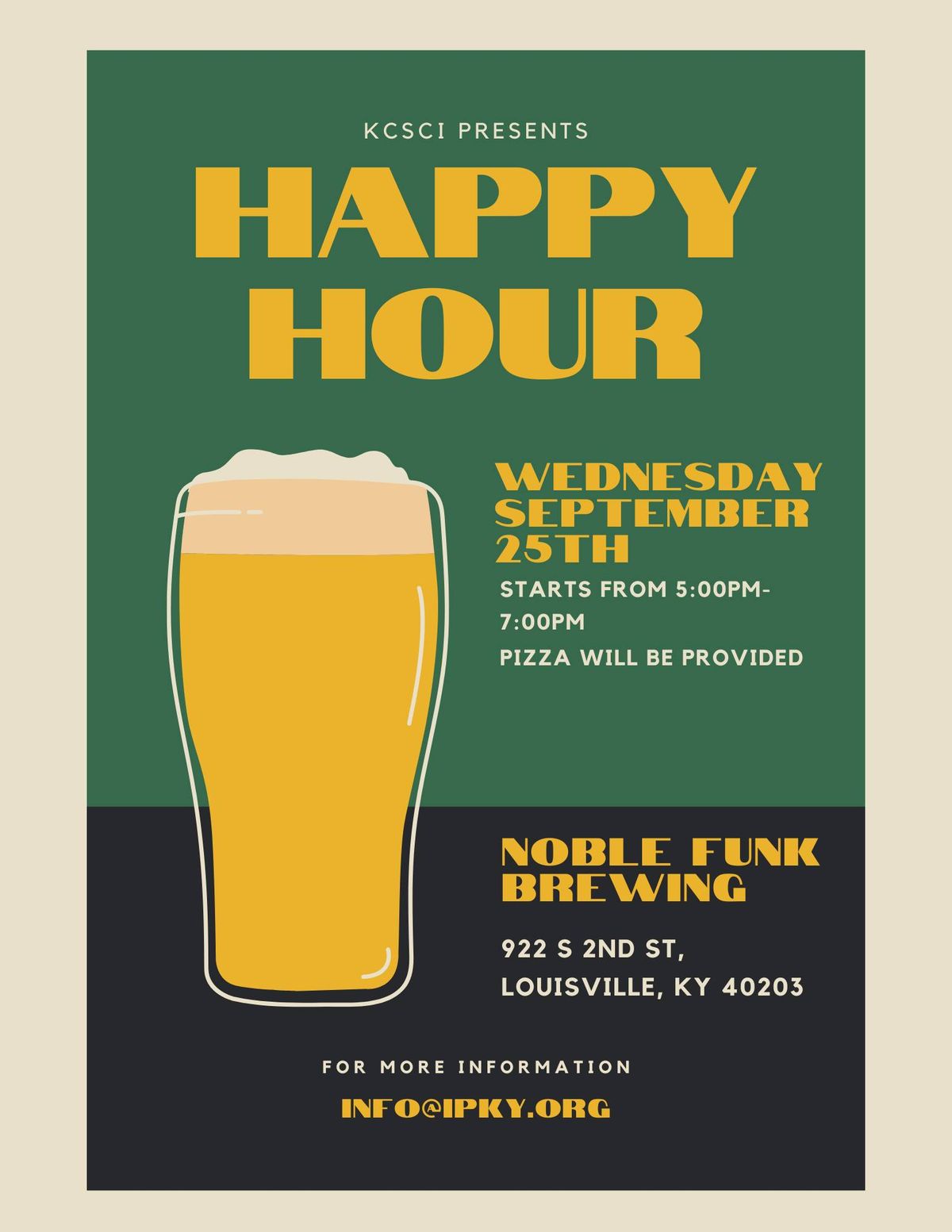 KCSCI presents Happy Hour