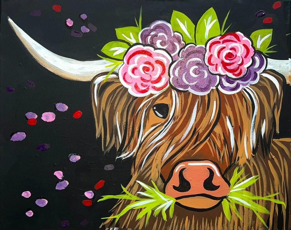 Highland Cow Paint Party ? *SOLD OUT*