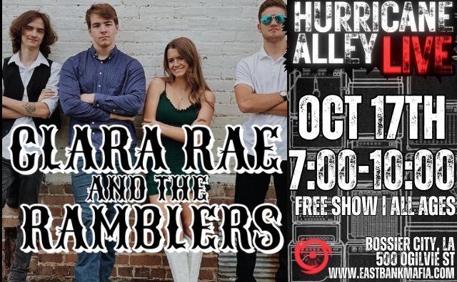 Hurricane Alley LIVE Presents: Clara Rae and the Ramblers