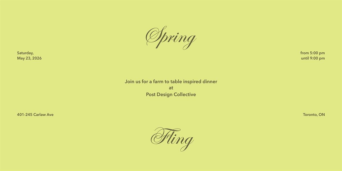 ouichef: spring fling