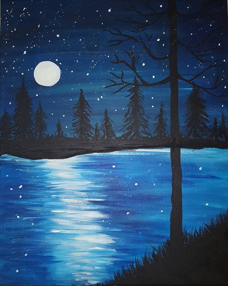 Brushes & Brews: Winter Evening