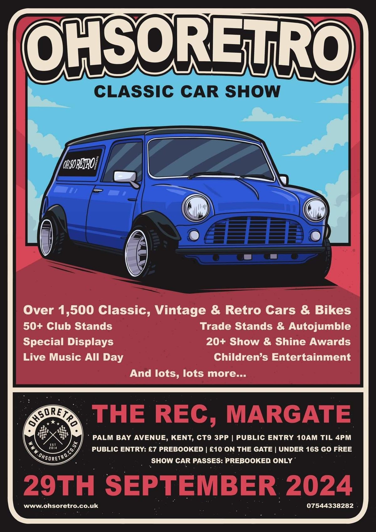 Oh So Retro club stand with Motorholics