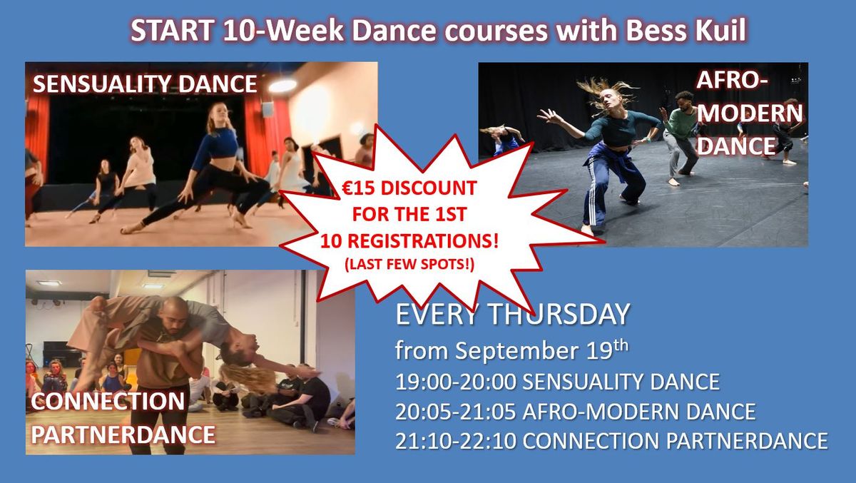 START Courses: Connection Partnerdance\/ Sensuality\/ Afro-Modern (try-out possible)