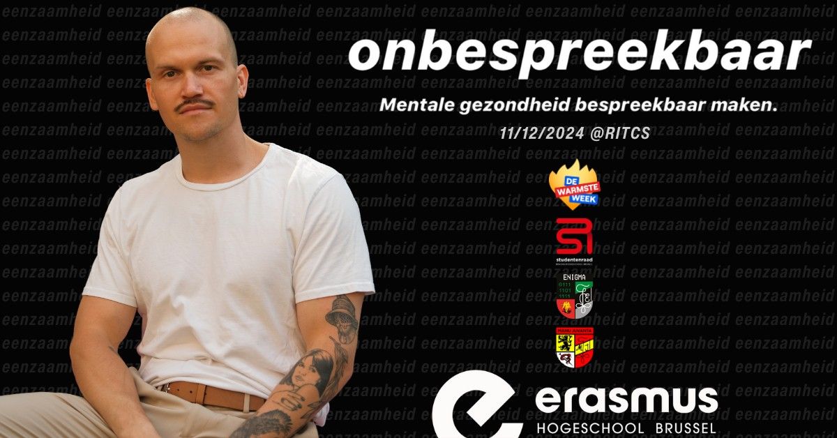 Talk: Onbespreekbaar - thema eenzaamheid @RITCS caf\u00e9