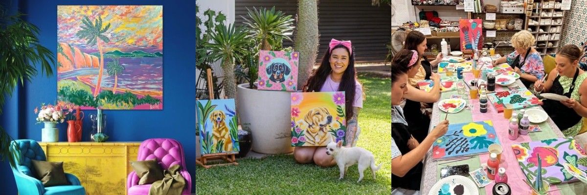 Create a Colourful Canvas | with Michelle Taranto