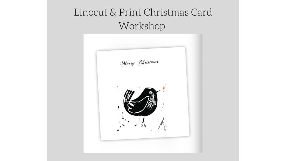 Design and print your Christmas Cards- Linocut and printing workshop