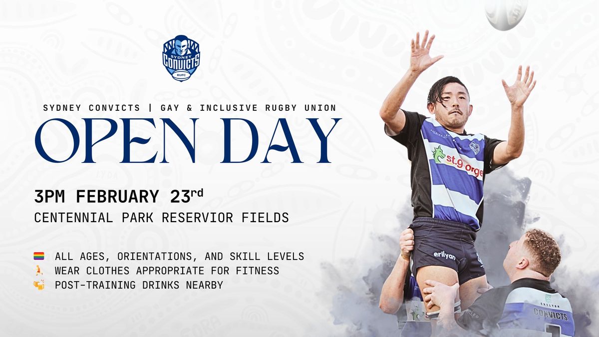 Sydney Convicts | Gay & Inclusive Rugby - Open Day