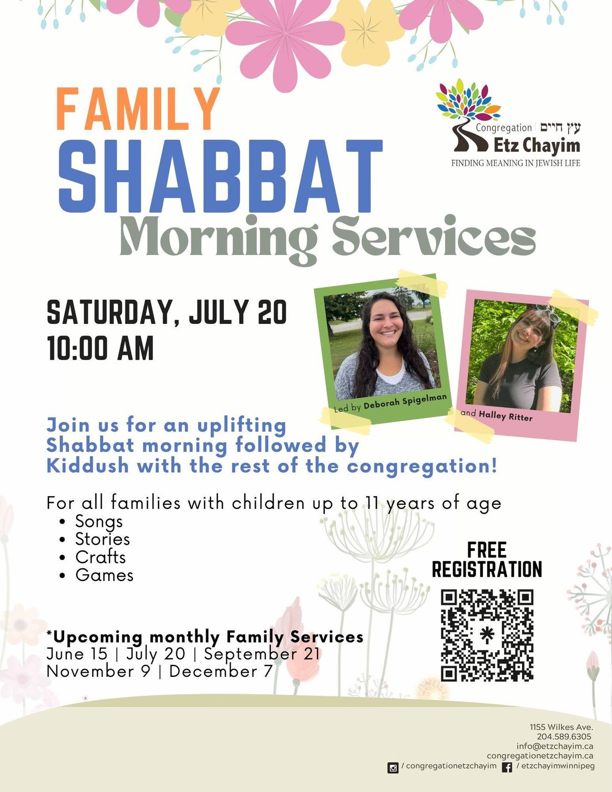 Family Shabbat Morning Services