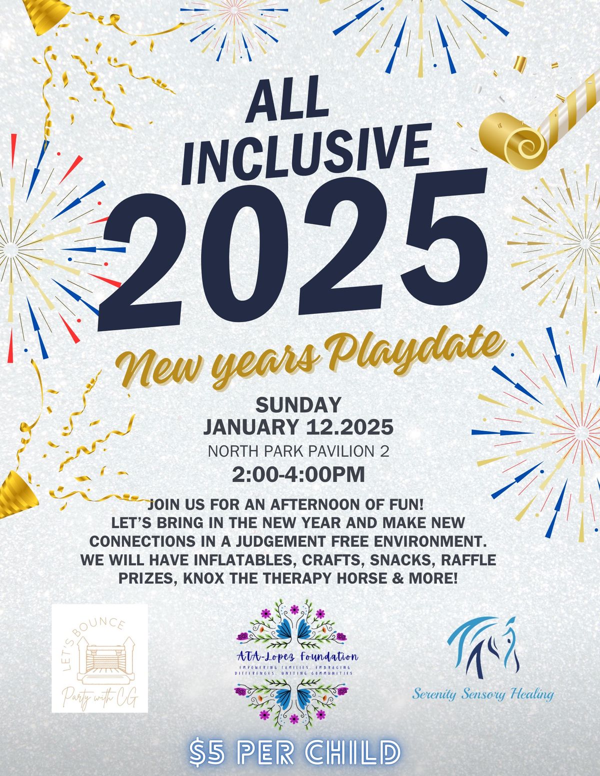 All Inclusive 2025 New Years Playdate!