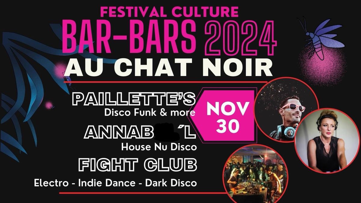 Festival CCBB !! Paillettes\u2019s & Co. au Chat Noir, 19h30-01h30!