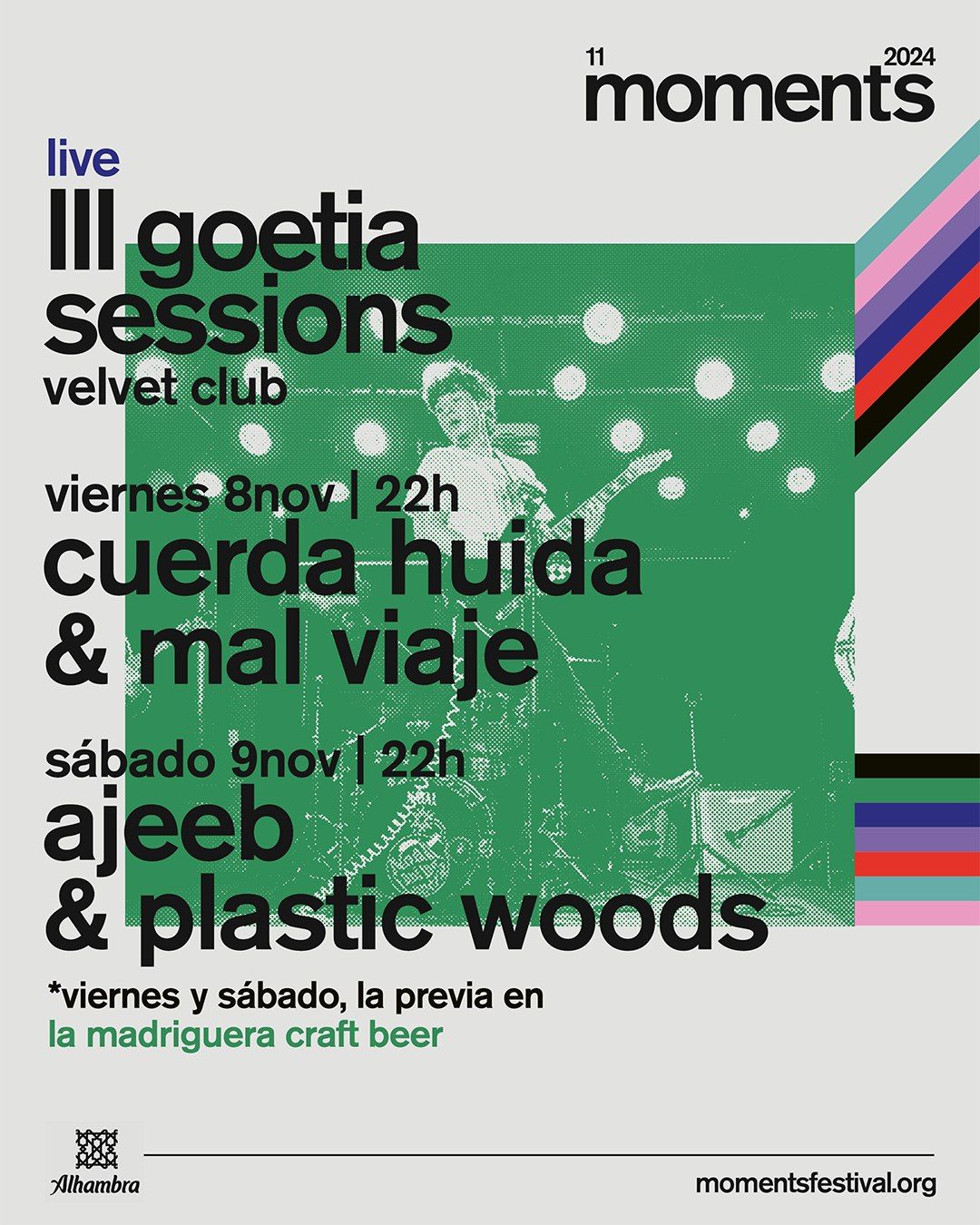 AJEEB + Plastic Woods - Velvet Club, s\u00e1bado 09 de noviembre - Goetia x Moments