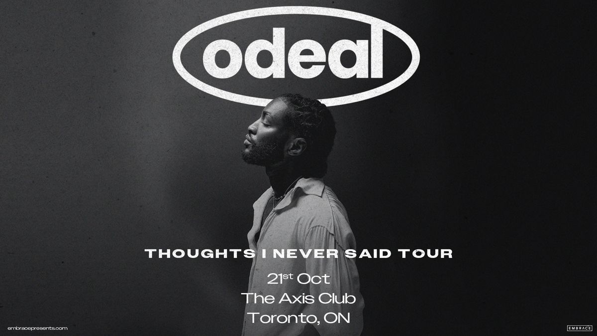 Odeal @ The Axis Club | October 21st