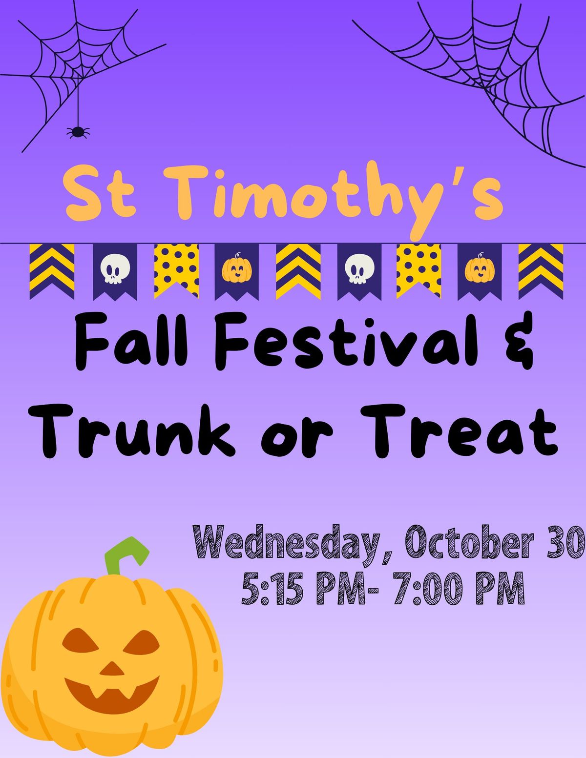 Fall Festival & Trunk or Treat